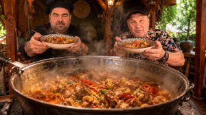Самая сочная свинина, которая тает во рту: готовим венгерский гуляш на огне