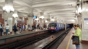 Электропоезда 81-717/714 «Номерной» станция Московская (Нижегородский метрополитен) 8.07.2026