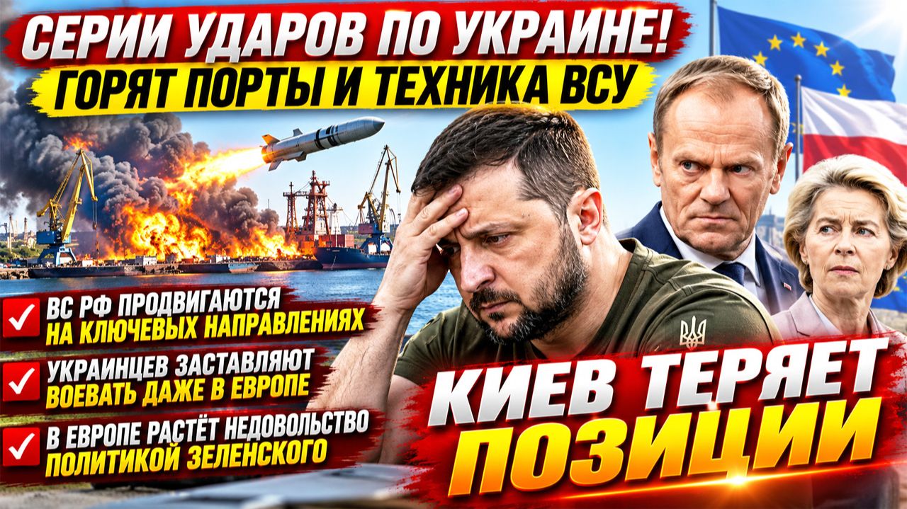 Новости СВО. Мощные удары по Украине! Россия наступает сразу на нескольких направлениях