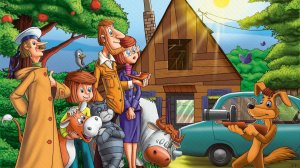 Простоквашино, игры для детей.