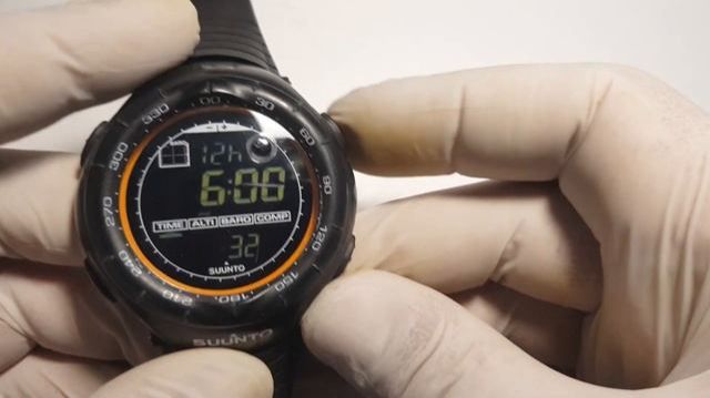 Suunto Vector XBlack ss012279110 battery replacement. time set смотреть онлайн