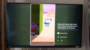 peppa dog playing light switch joke