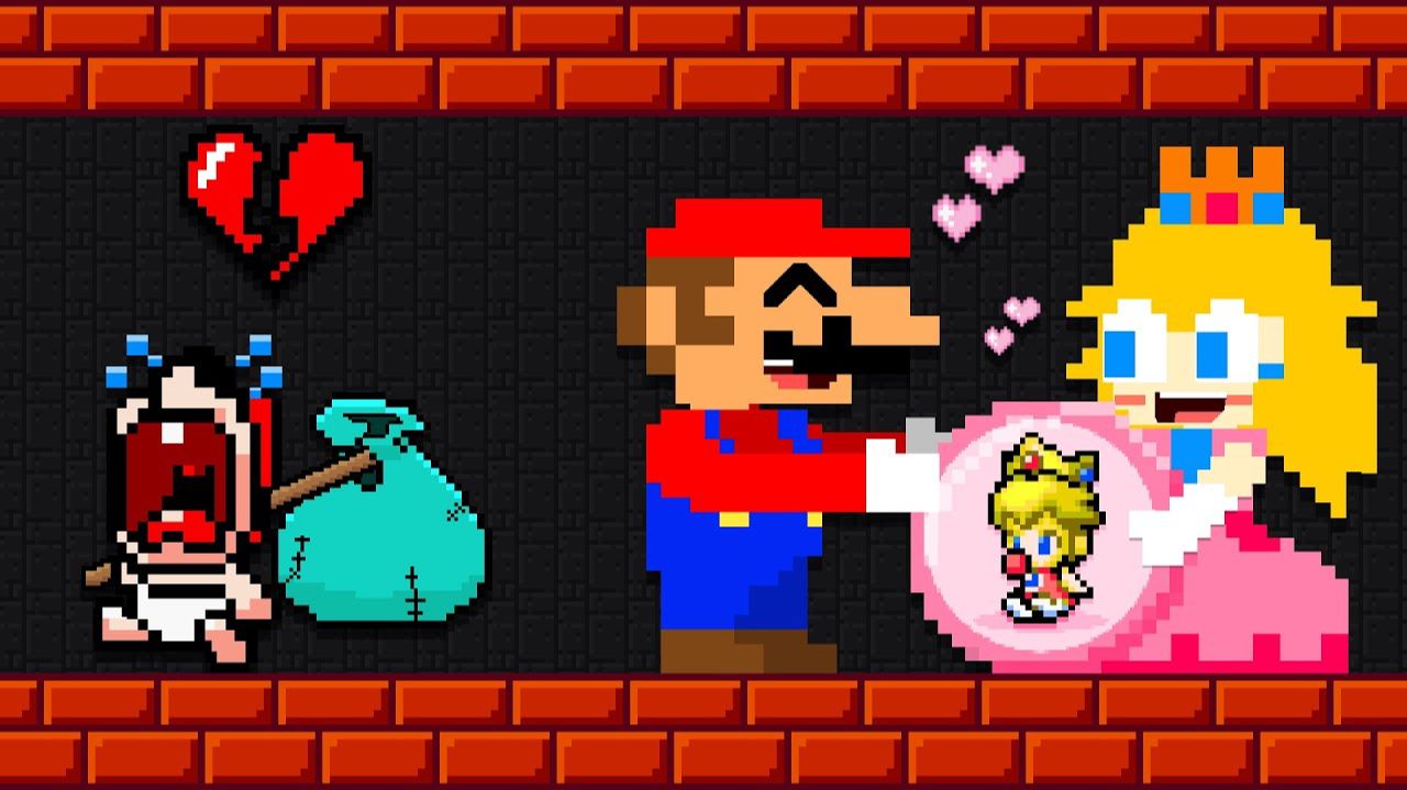 СУПЕР МАРИО БРАЗЕРС: МАЛЫШ МАРИО, ПОЖАЛУЙСТА, ВЕРНИСЬ ДОМОЙ! | ИГРОВАЯ АНИМАЦИЯ