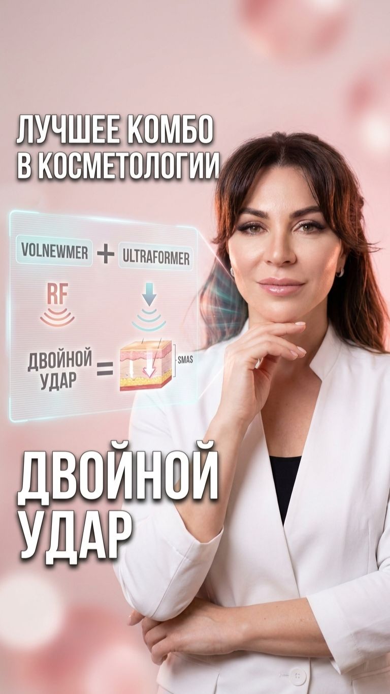 🔥 Комбо Volnewmer + Ultraformer: лифтинг и уплотнение за один визит