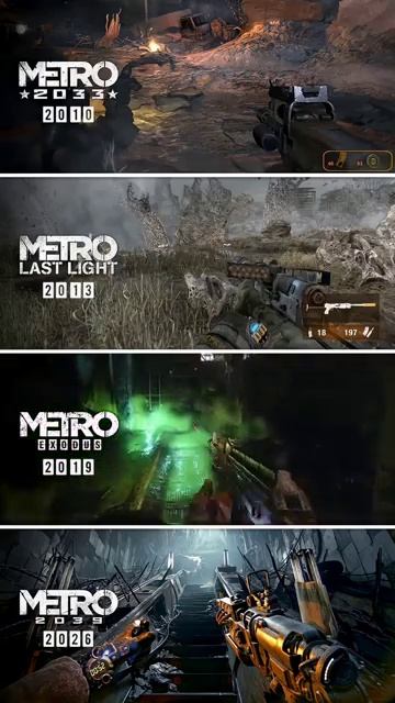 эволюция серии игр МЕТРО