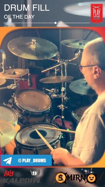 Заполнение на 2 четверти #4 #drumfill #drumlesson