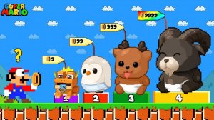 НА КОГО ИЗ 99 НОЧЕЙ В ЛЕСУ СМОГ НАКОМИТЬ МАРИО?! 🪙 СУЩЕСТВА ОТ 9 ДО 9999 В СУПЕР МАРИО БРОС! 🍄