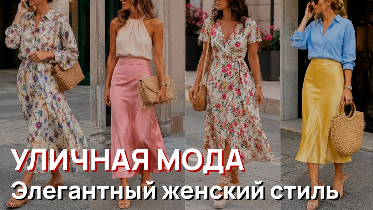 Уличная мода - Элегантный женский стиль. Лето 2026. Милан смотреть онлайн
