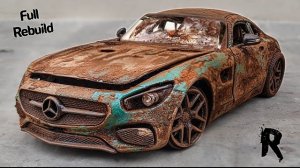 Заброшенный Mercedes AMG GT - невероятная реставрация.