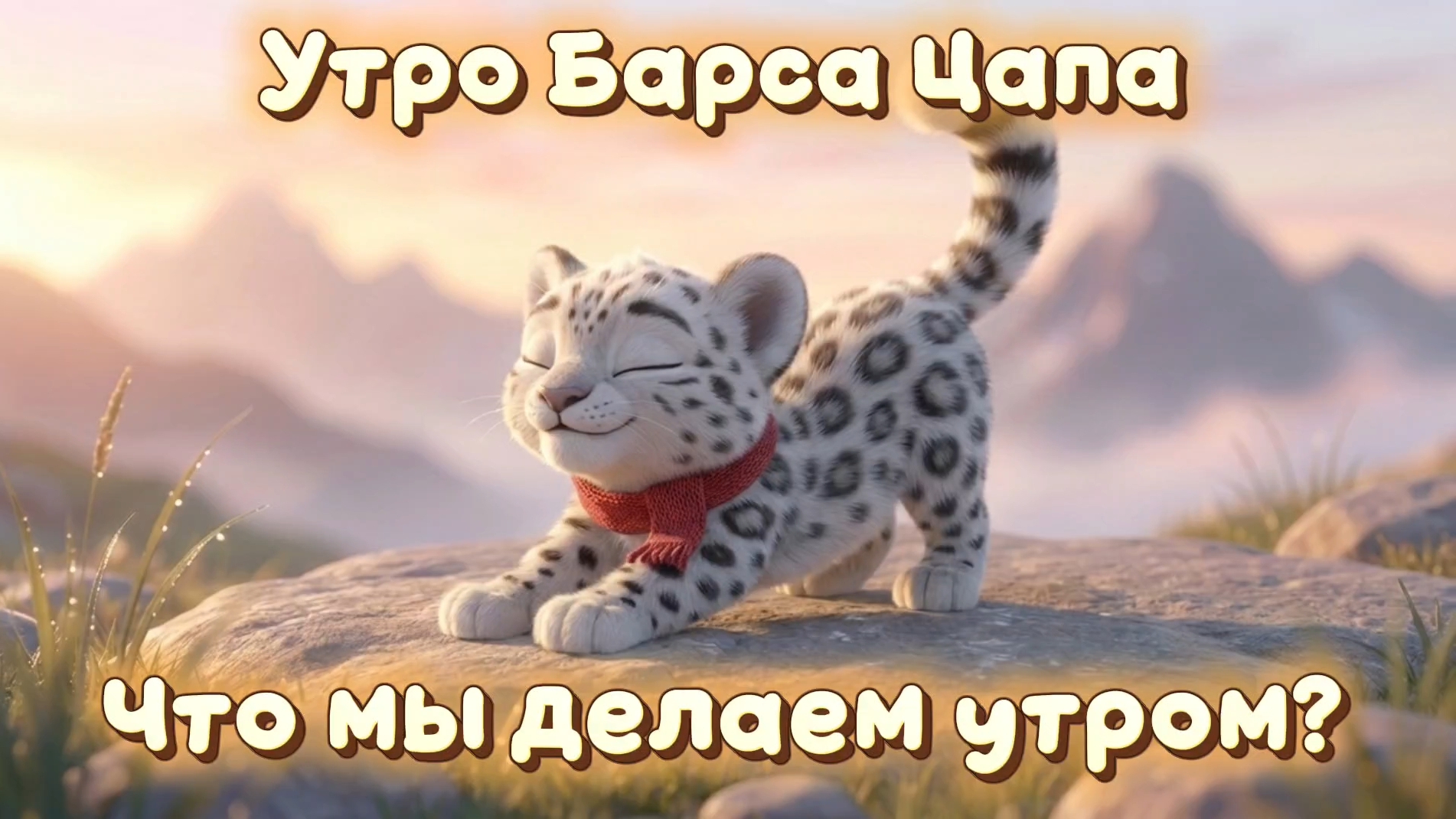 Утро Барса Цапа ☀️ Что мы делаем утром? Развивающий мультик для малышей 1–5 лет | БАРС ЦАП смотреть онлайн