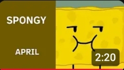 BFB character of the month: Spongy (с субтитрами)