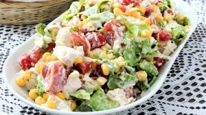 Очень вкусный и лёгкий салат для здоровья и фигуры