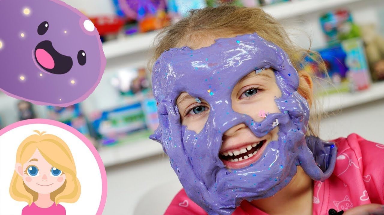 Делаем дома Fluffy #Slime - Маленькая Вера - Видео как сделать Слаймы для детей малышей смотреть онлайн