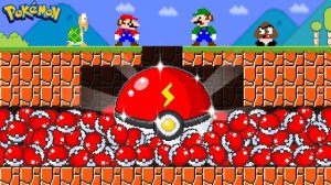 ЧТО БУДЕТ, ЕСЛИ МАРИО С 999 ПОКЕБОЛАМИ ПРОЙДЁТ SUPER MARIO BROS.? | МАРИО ПРОТИВ ПОКЕМОНОВ АНИМАЦИЯ