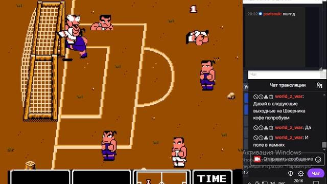 Прохождение: nekketsu high school dodgeball club: soccer story