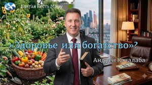 «Здоровье или богатство»? / Андрей Качалаба / 18.07.26