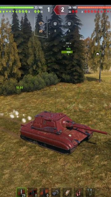 E100 3D стил красный барон