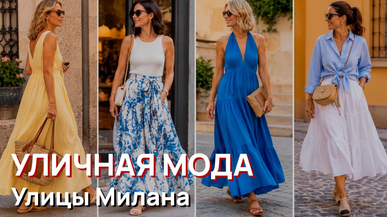 Уличная мода - Улицы Милана и элегантная летняя мода 2026 смотреть онлайн