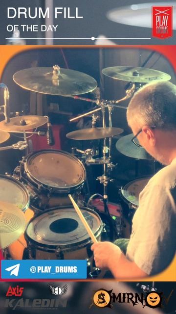 Заполнение на 2 четверти #1 #drumfill #drumlesson