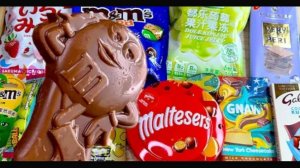 АСМР РАСПАКОВКА шоколада и конфеток и разных вкусняшек 🍩🍭🍪🍯🥧🍫🍰