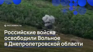 Российские войска освободили Вольное в Днепропетровской области