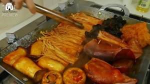 Мукбанг - токпокки - острый вкус