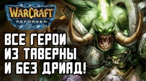 Все Герои из таверны и ВООБЩЕ никаких Дриад в Warcraft 3 Reforged