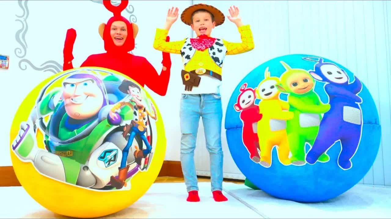Huge Surprises Teletubbies Toy story смотреть онлайн