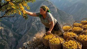 Бабушка готовит целую гору еды Азербайджанская Кухня Деревенская Кухня  Рецепты