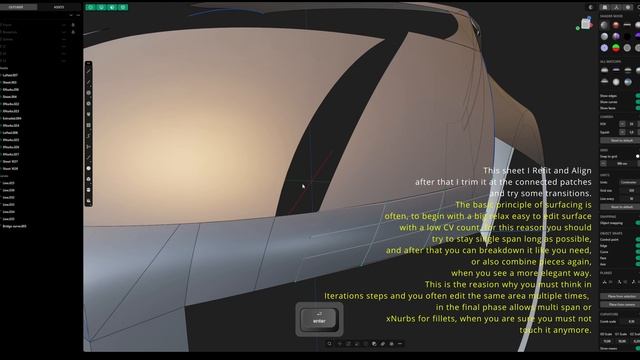 PLASTICITY v25.3 Studio Advanced Nurbs Surfacing Tutorial On Patreon Part 2 смотреть онлайн