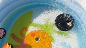 Звуки воды! Создаём фонтанчик в бассейне! 🐬💧🏝️