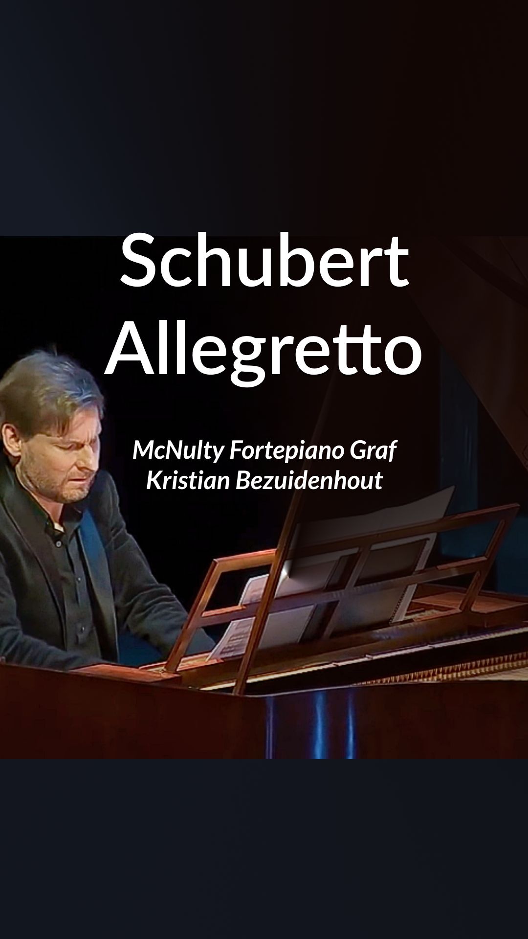 🎹 Шуберт — Allegretto до минор, D 915 | рояль Графа (копия МакНалти) | Кристиан Безуйденхут