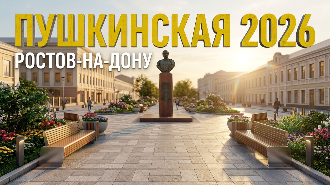 Ростов. Главная пешеходная артерия города