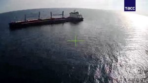 Дрон ВКС РФ идет на цель в Черном море, наши дни. Морская блокада Украины Зеленского выглядит так