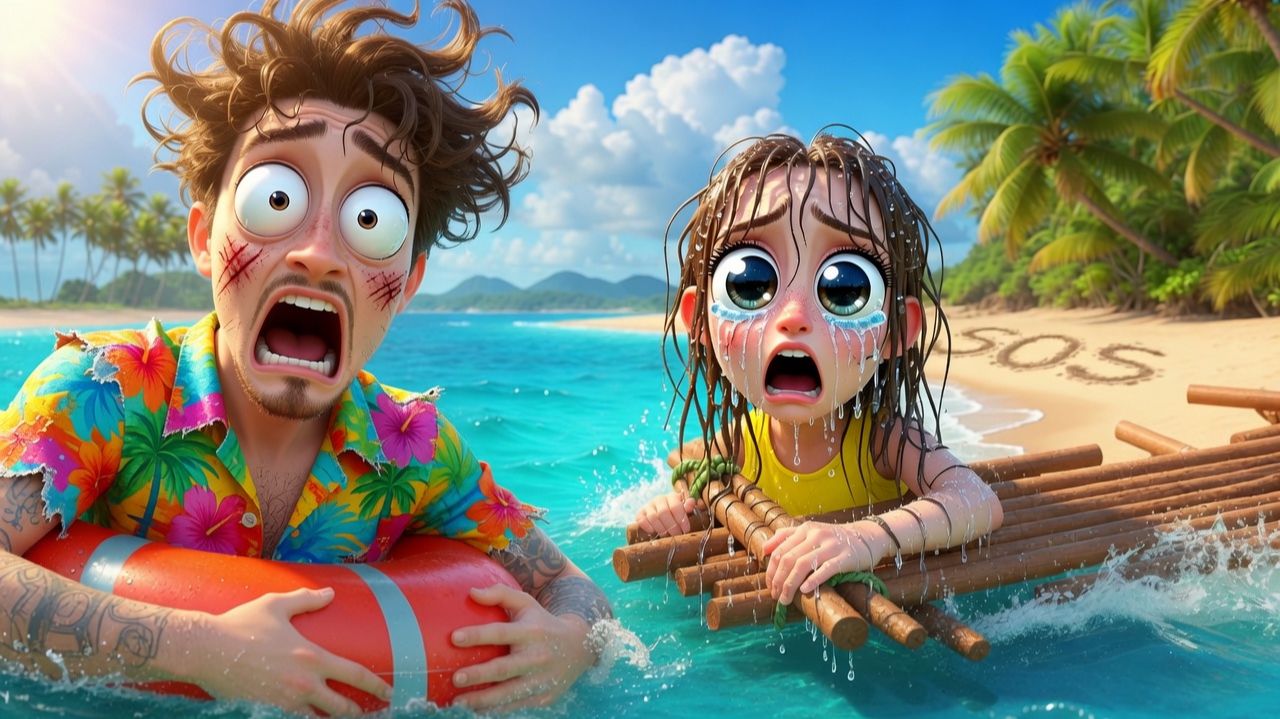 🌊 Я СПАСАЮ ПОСЛЕДНЮЮ ВЫЖИВШУЮ НА ПЛОТУ! смотреть онлайн
