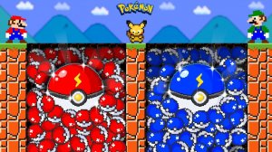 ПОКЕМОНЫ В ДЕЛЕ: МАРИО СОБИРАЕТ БЕСКОНЕЧНЫЕ ПОКЕБОЛЫ В SUPER MARIO BROS.?