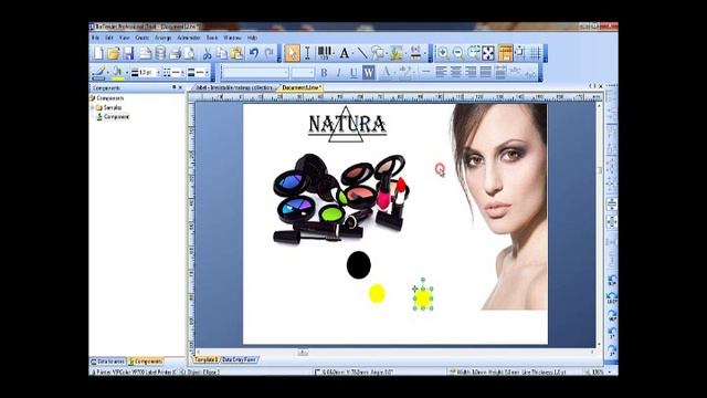 VIPColor VP700 — дизайн и печать первой этикетки