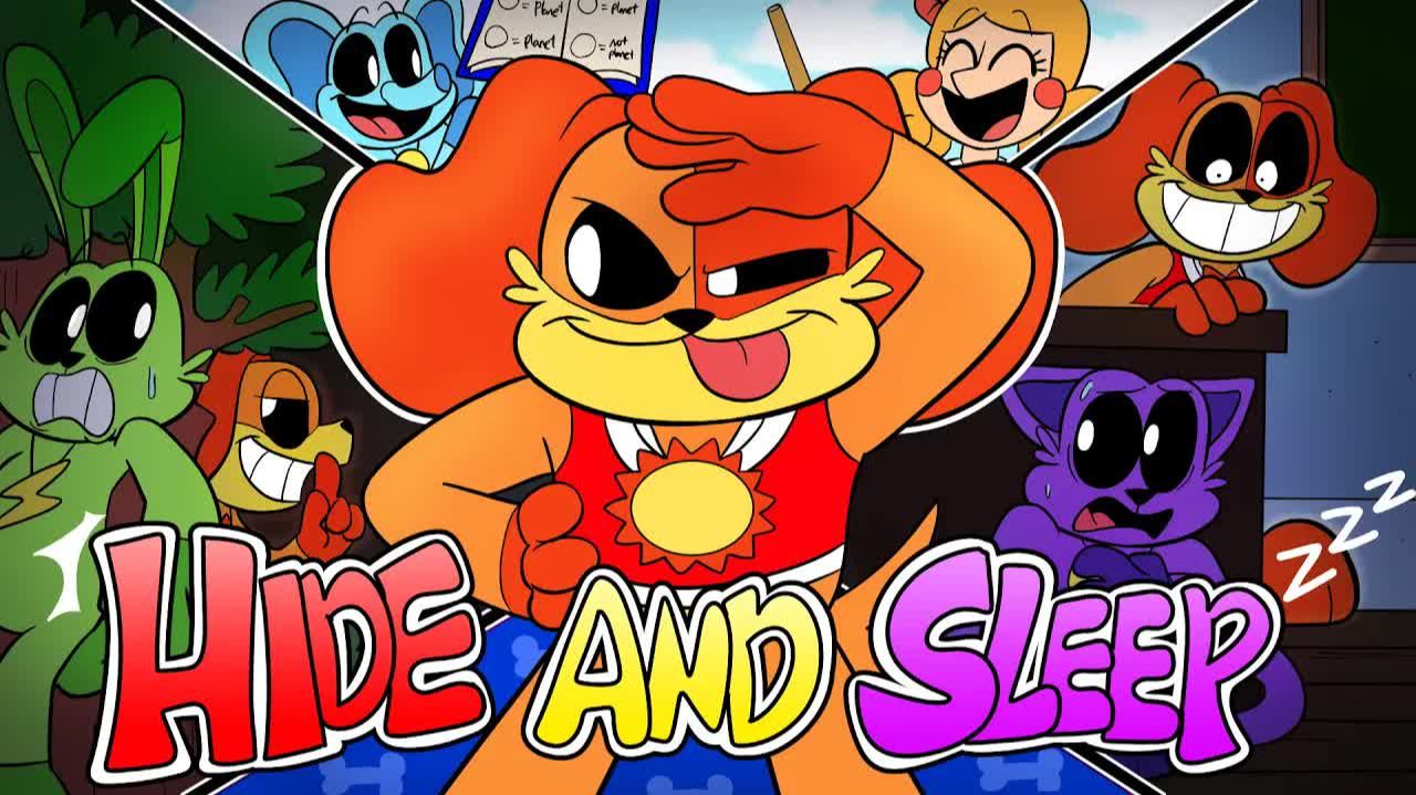 SMILING CRITTERS ANIMATION 'HIDE AND SLEEP' (Poppy Playtime chapter 3 fan animation) смотреть онлайн