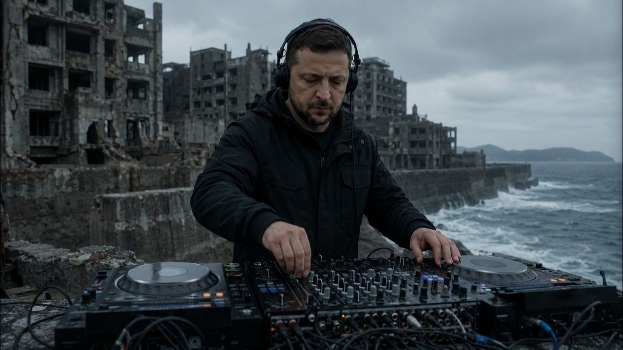 Zelensky_ DJ Set in Hashima Island _ Dark Minimal Techno & Melodic Techno Mix 2026