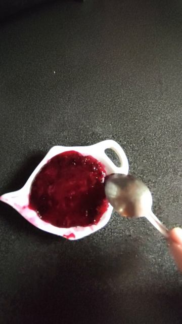 Желе из чёрной смородины.