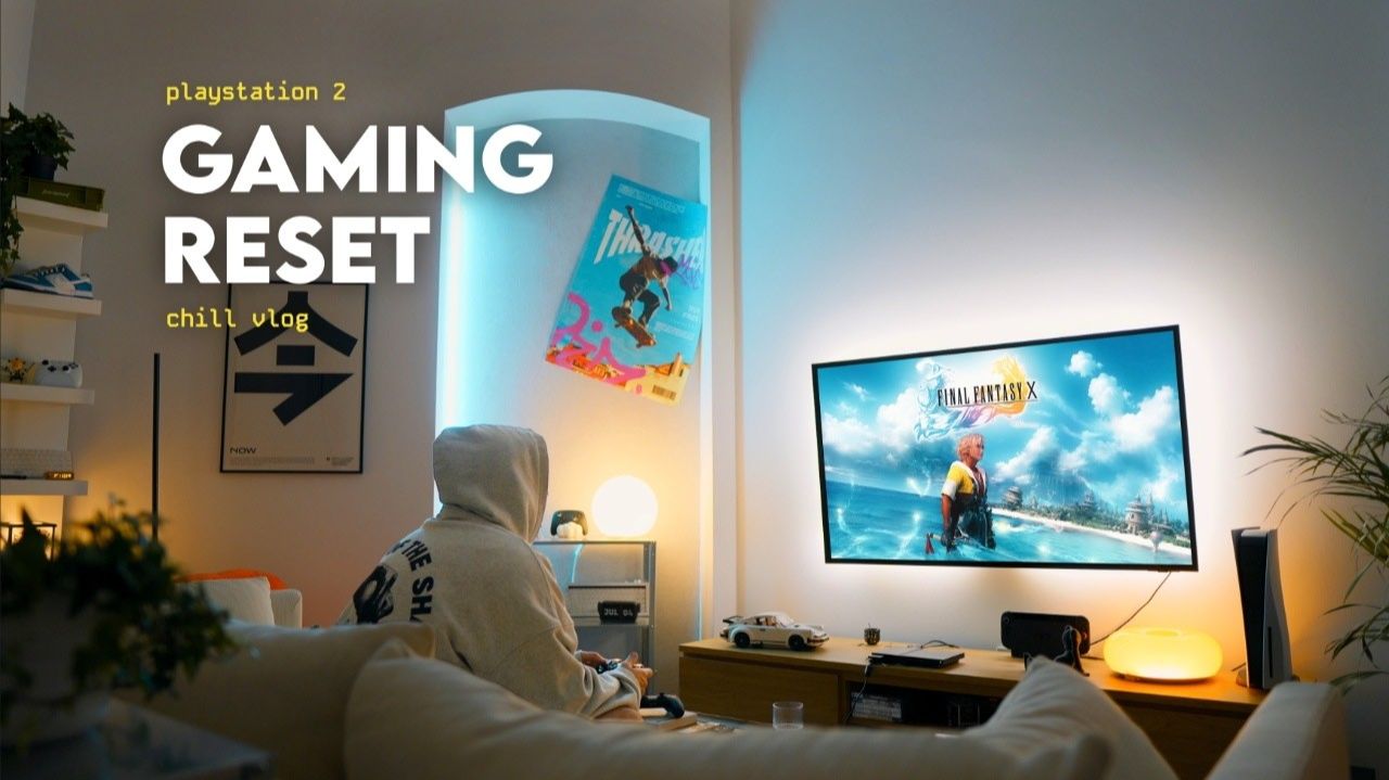 Начало моей эры PlayStation 2 ☁️🎮 | расслабляющий игровой влог без слов