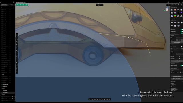 PLASTICITY v25 Studio Car Modeling Audi RS e-tron GT Caliper 01 On Patreon Part 33 смотреть онлайн