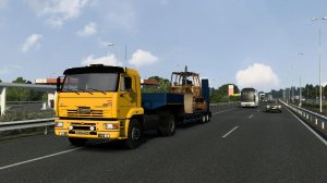 Euro Truck Simulator 2 А Корунья (Е) в О Барко де Вальдеоррас (Е) Caterpillar D5 16 370 кг