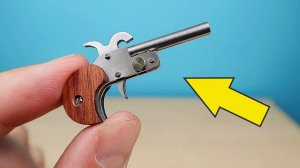 Новый Микро пистолет легко пробил пластиковую бутылку!