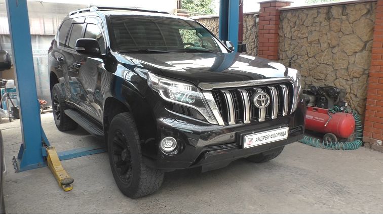Глючит актуатор раздатки на Toyota Land Cruiser Prado 3,0D Тойота Ленд Крузер Прадо 2010 смотреть онлайн