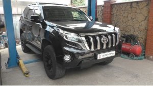 Глючит актуатор раздатки на Toyota Land Cruiser Prado 3,0D Тойота Ленд Крузер Прадо 2010