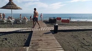 Влог: Первый день в Абхазии.Едем в Пицунду. купаемся в бассейне.