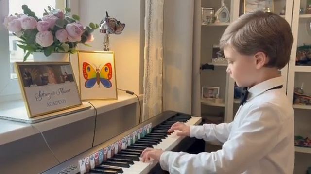 Soft Mozart Recital May 2026: Michael (8) plays Mozart Away with melancholy смотреть онлайн