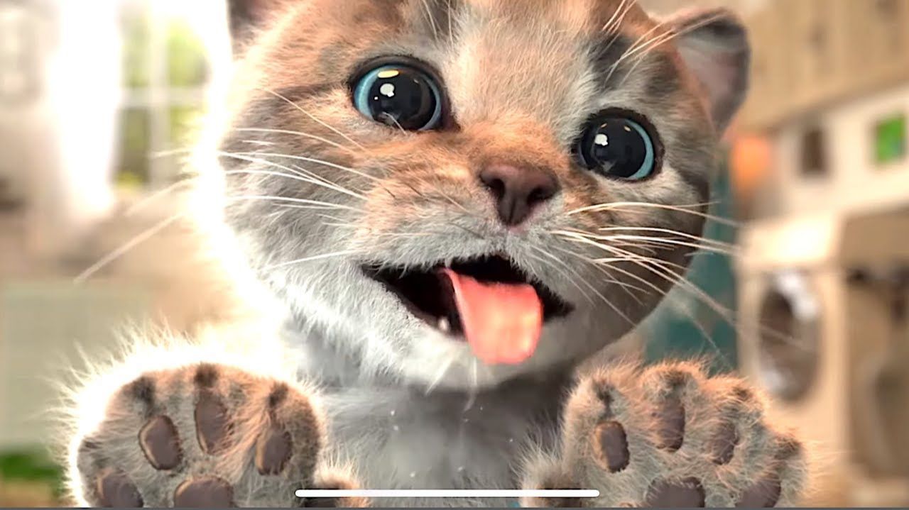 Смешной котенок, маленький кот смотреть онлайн