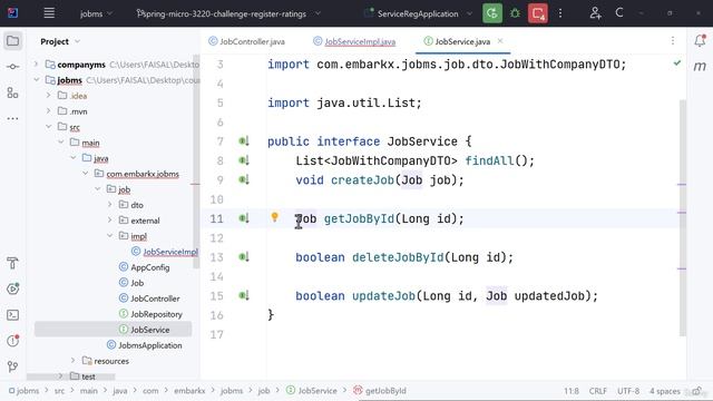 7. Updating GET Request to get a single job смотреть онлайн